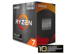 AMD Ryzen 7 5800X3D 8 Core 16 Thread Up to 4.5GHz AM4 - No HSF Retail Box - 10th Anniversary Edition