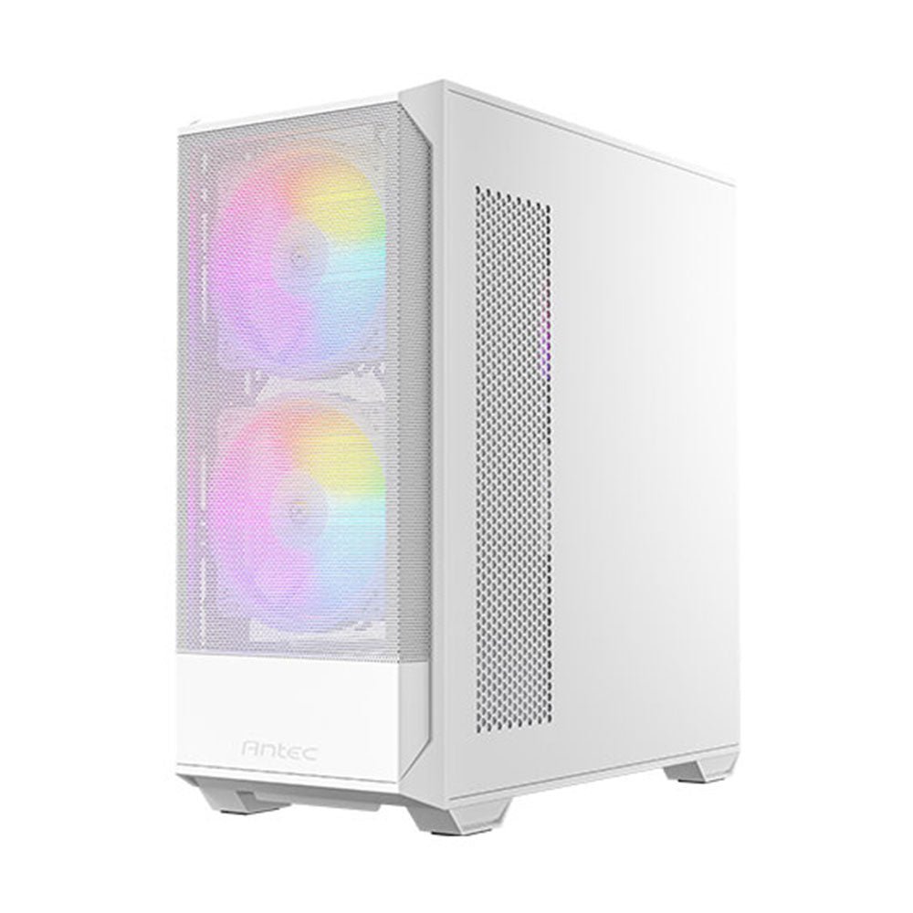 Antec NX416L Tempered Glass Mid Tower ATX Case - White - I Gaming Computer | Australia Wide Shipping | Buy now, Pay Later with Afterpay, Klarna, Zip, Latitude & Paypal