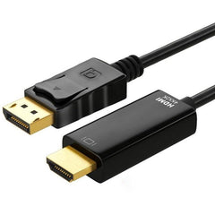 Astrotek 1m DisplayPort DP to HDMI Cable Converter Adapter - Male to Male 4K Resolution - I Gaming Computer | Australia Wide Shipping | Buy now, Pay Later with Afterpay, Klarna, Zip, Latitude & Paypal