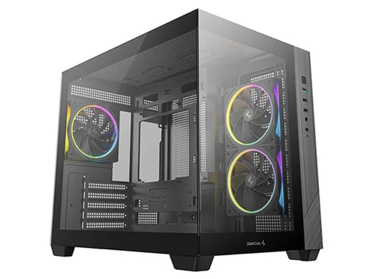 DeepCool CG330 3F Micro - ATX Compact PC Case - Black - I Gaming Computer | Australia Wide Shipping | Buy now, Pay Later with Afterpay, Klarna, Zip, Latitude & Paypal