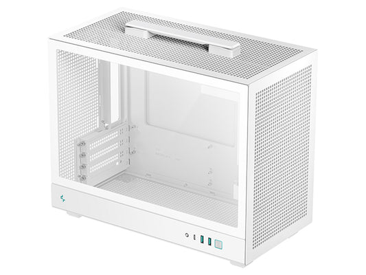 DeepCool CH160 PLUS Portable Micro - ATX Compact PC Case - White - I Gaming Computer | Australia Wide Shipping | Buy now, Pay Later with Afterpay, Klarna, Zip, Latitude & Paypal