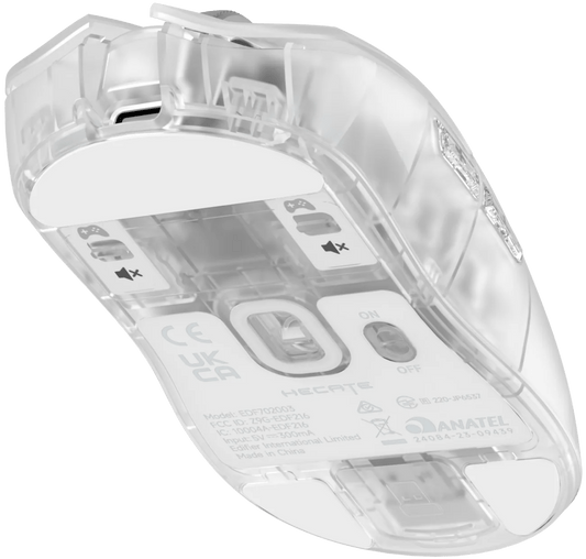 Edifier Hecate G3M Pro Tri - mode Wireless Gaming Mouse – Transparent White - I Gaming Computer | Australia Wide Shipping | Buy now, Pay Later with Afterpay, Klarna, Zip, Latitude & Paypal
