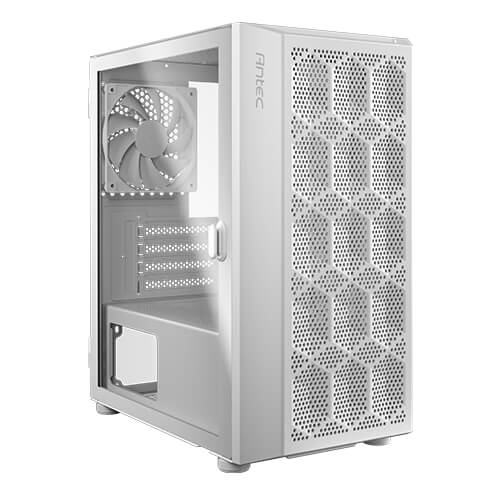 Antec NX200M Tempered Glass Mesh Micro-ATX Mini-Tower Gaming Case - White