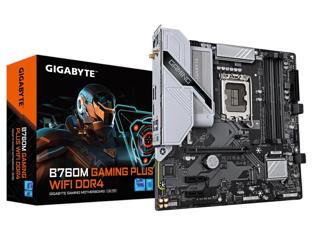Gigabyte B760M GAMING PLUS WIFI DDR4 Motherboard - I Gaming Computer | Australia Wide Shipping | Buy now, Pay Later with Afterpay, Klarna, Zip, Latitude & Paypal