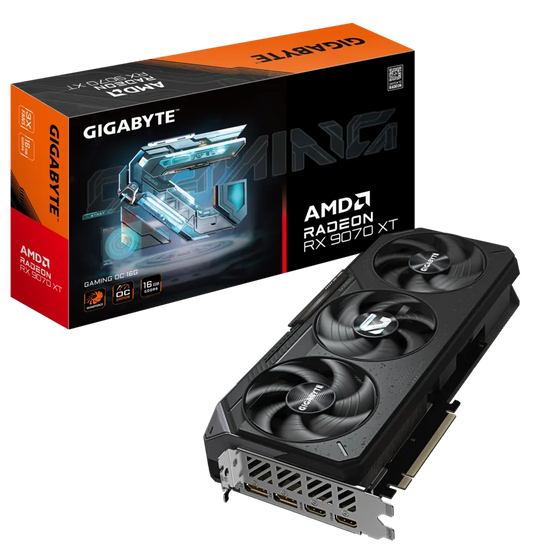 Gigabyte Radeon RX 9070 XT Gaming 16G OC Graphics Card