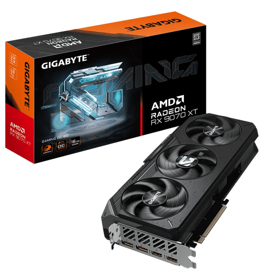 Gigabyte Radeon RX 9070 XT Gaming 16G OC Graphics Card - I Gaming Computer | Australia Wide Shipping | Buy now, Pay Later with Afterpay, Klarna, Zip, Latitude & Paypal