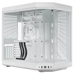 Hyte Y70 Tempered Glass Mid Tower Case Snow White