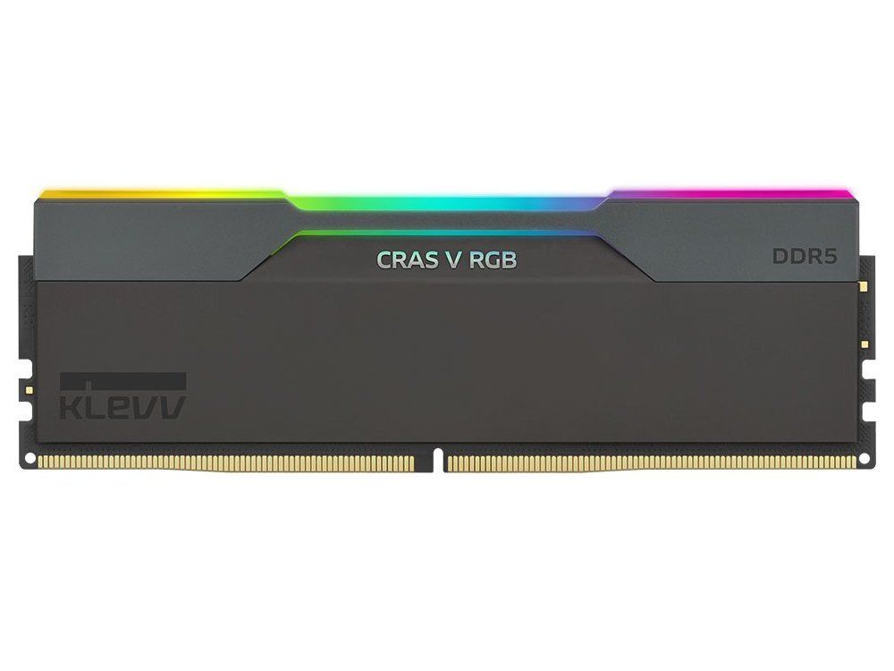 Klevv Cras V RGB 32GB (2x16GB) 6000MHz CL30 DDR5 Black - I Gaming Computer | Australia Wide Shipping | Buy now, Pay Later with Afterpay, Klarna, Zip, Latitude & Paypal