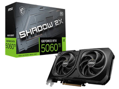 MSI GeForce Shadow 2X OC Plus RTX 5060 Ti 16GB GDDR7 Graphics Card - I Gaming Computer | Australia Wide Shipping | Buy now, Pay Later with Afterpay, Klarna, Zip, Latitude & Paypal