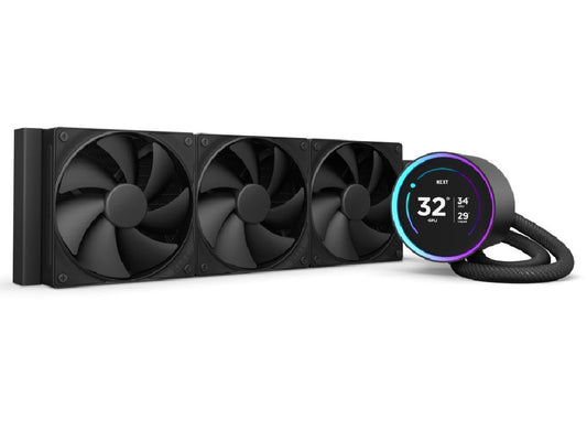 NZXT Kraken Elite 360 V2 360mm AIO Liquid Cooler with LCD Display - Black - I Gaming Computer | Australia Wide Shipping | Buy now, Pay Later with Afterpay, Klarna, Zip, Latitude & Paypal