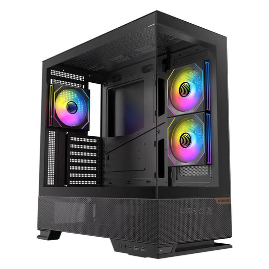 Okinos Aqua 6 Infinity Mid - Tower Case - Black - I Gaming Computer | Australia Wide Shipping | Buy now, Pay Later with Afterpay, Klarna, Zip, Latitude & Paypal