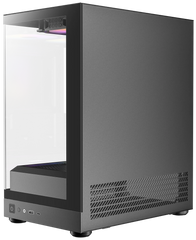 Okinos AQUA UNO Tempered Glass Mini Tower mATX Case - Black - I Gaming Computer | Australia Wide Shipping | Buy now, Pay Later with Afterpay, Klarna, Zip, Latitude & Paypal