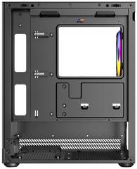 Okinos AQUA UNO Tempered Glass Mini Tower mATX Case - Black - I Gaming Computer | Australia Wide Shipping | Buy now, Pay Later with Afterpay, Klarna, Zip, Latitude & Paypal