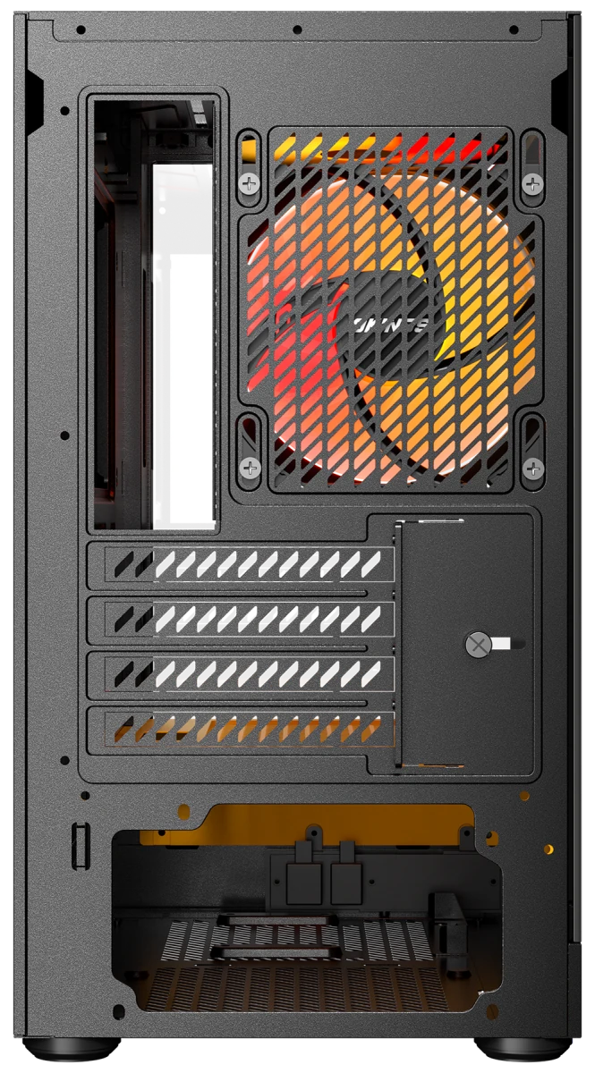 Okinos AQUA UNO Tempered Glass Mini Tower mATX Case - Canary - I Gaming Computer | Australia Wide Shipping | Buy now, Pay Later with Afterpay, Klarna, Zip, Latitude & Paypal