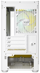 Okinos AQUA UNO Tempered Glass Mini Tower mATX Case - Yolk