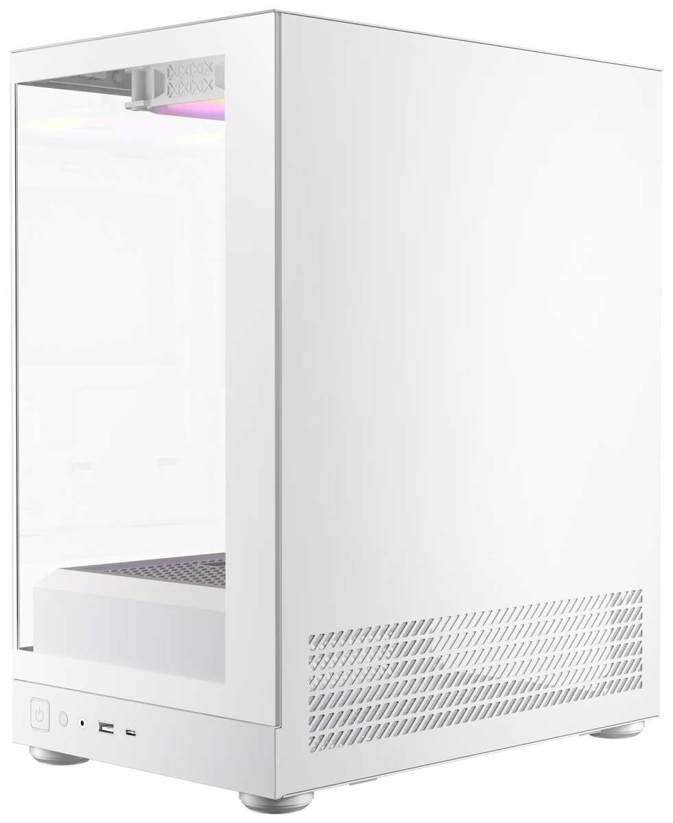 Okinos AQUA UNO Tempered Glass Mini Tower mATX Case - Polar - I Gaming Computer | Australia Wide Shipping | Buy now, Pay Later with Afterpay, Klarna, Zip, Latitude & Paypal