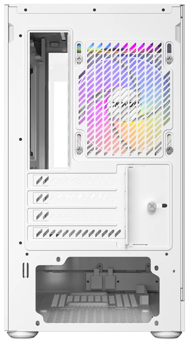 Okinos AQUA UNO Tempered Glass Mini Tower mATX Case - Polar - I Gaming Computer | Australia Wide Shipping | Buy now, Pay Later with Afterpay, Klarna, Zip, Latitude & Paypal