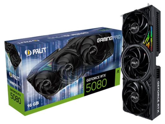 Palit GeForce RTX 5080 GamingPro 16GB GDDR7 - I Gaming Computer | Australia Wide Shipping | Buy now, Pay Later with Afterpay, Klarna, Zip, Latitude & Paypal
