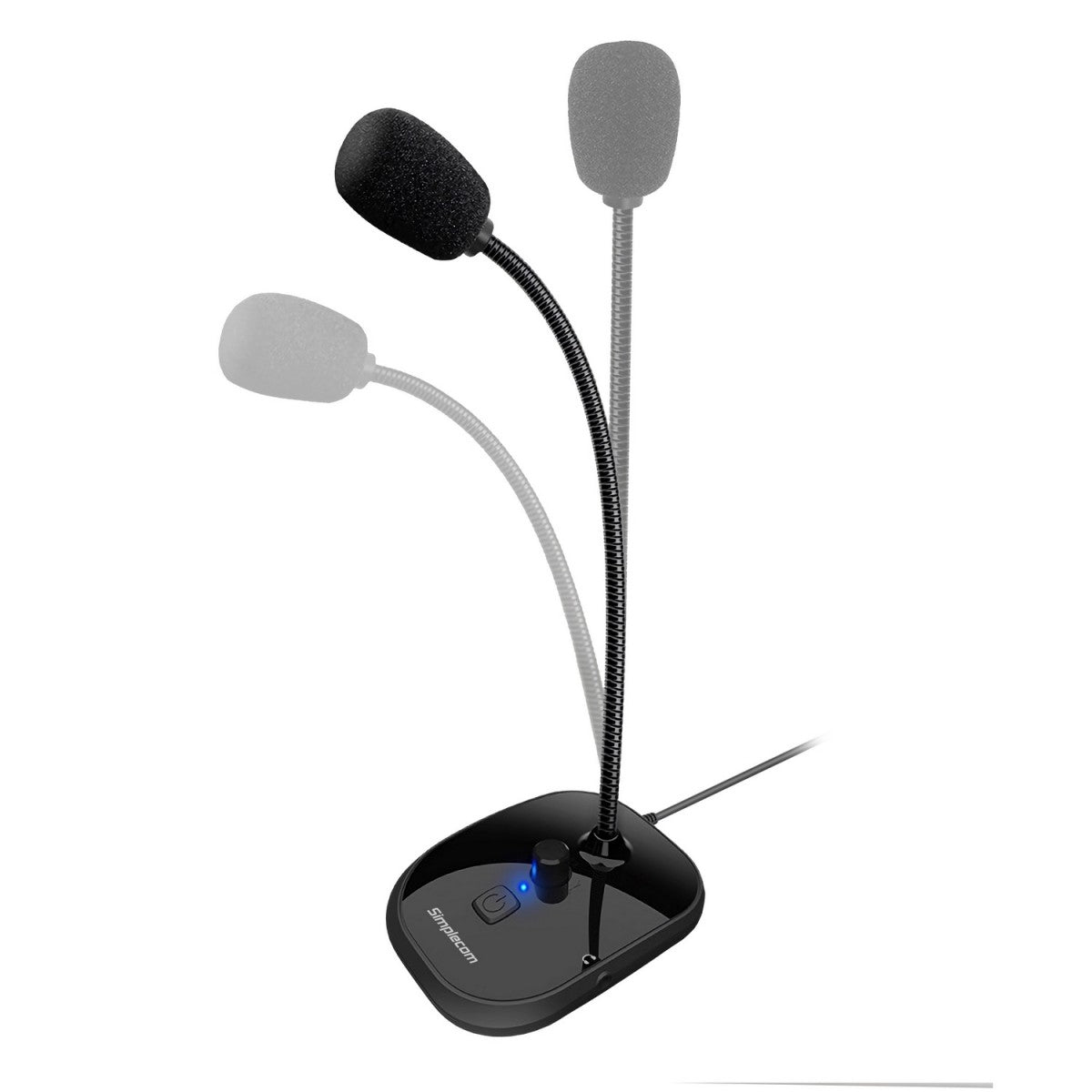 Simplecom UM360 Plug and Play USB Desktop Microphone with Headphone Jack - I Gaming Computer | Australia Wide Shipping | Buy now, Pay Later with Afterpay, Klarna, Zip, Latitude & Paypal