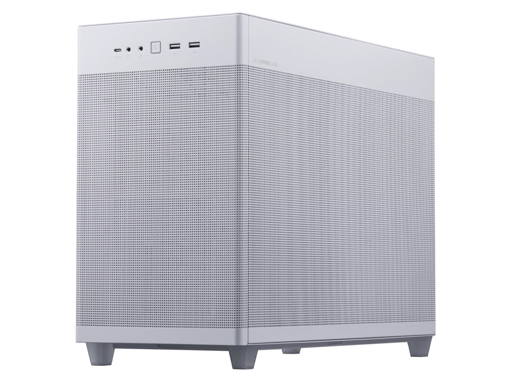 ASUS Prime AP201 Mesh Micro Tower Case - White - I Gaming Computer | Australia Wide Shipping | Buy now, Pay Later with Afterpay, Klarna, Zip, Latitude & Paypal