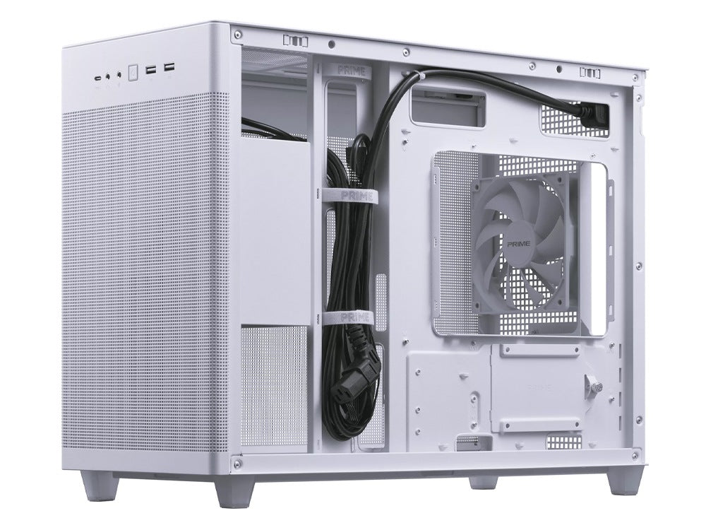 ASUS Prime AP201 Mesh Micro Tower Case - White - I Gaming Computer | Australia Wide Shipping | Buy now, Pay Later with Afterpay, Klarna, Zip, Latitude & Paypal