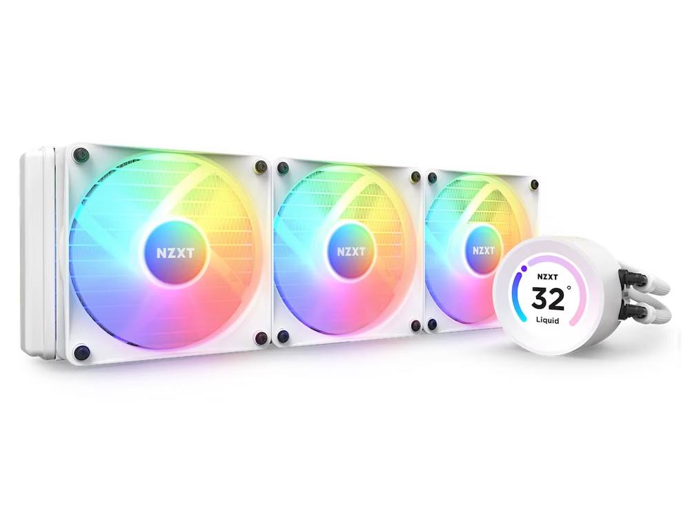 NZXT Kraken Elite RGB 360mm AIO Liquid CPU Cooler White - I Gaming Computer | Australia Wide Shipping | Buy now, Pay Later with Afterpay, Klarna, Zip, Latitude & Paypal
