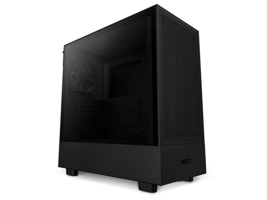 NZXT H5 Flow TG Compact Mid Tower ATX Case - Black - I Gaming Computer | Australia Wide Shipping | Buy now, Pay Later with Afterpay, Klarna, Zip, Latitude & Paypal