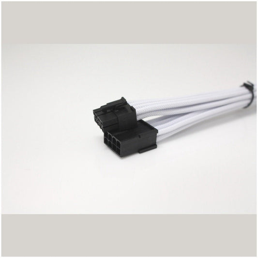 1ST Player white Color 8-Pin PCIe Sleeved Extension Cable - I Gaming Computer | Australia Wide Shipping | Buy now, Pay Later with Afterpay, Klarna, Zip, Latitude & Paypal