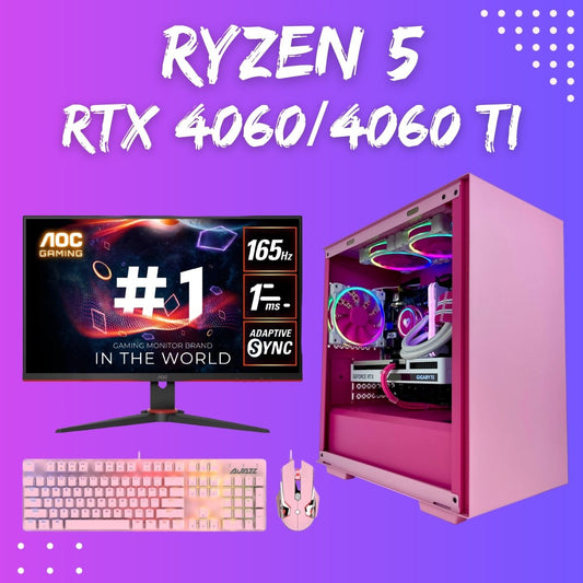 [Black Friday] Gaming PC Bundle | Ryzen 5 5600 | RTX 4060/Ti | Cloud 9 Pixel - I Gaming Computer | Australia Wide Shipping | Buy now, Pay Later with Afterpay, Klarna, Zip, Latitude & Paypal