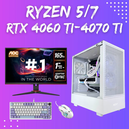 Gaming PC Bundle | Ryzen 5/7 7700X | RTX 4060/4070 Ti | 32GB DDR5 | H5 Flow - I Gaming Computer | Australia Wide Shipping | Buy now, Pay Later with Afterpay, Klarna, Zip, Latitude & Paypal