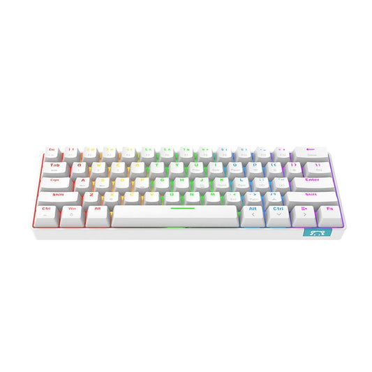 Ajazz STK61 White-Pudding Mechanical keyboard RGB (Red switch) - I Gaming Computer | Australia Wide Shipping | Buy now, Pay Later with Afterpay, Klarna, Zip, Latitude & Paypal