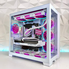 I Gaming Computer | Ryzen 5 7600X | RTX 4060/4060 Ti/4070/4070 Ti | Flamingo Frenzy - I Gaming Computer | Australia Wide Shipping | Buy now, Pay Later with Afterpay, Klarna, Zip, Latitude & Paypal