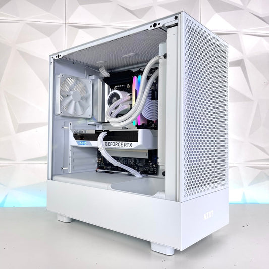 iGaming Computer | Ryzen 5/7 7700X | RTX 4060/4070 Ti | NZXT H5 Flow White - I Gaming Computer | Australia Wide Shipping | Buy now, Pay Later with Afterpay, Klarna, Zip, Latitude & Paypal