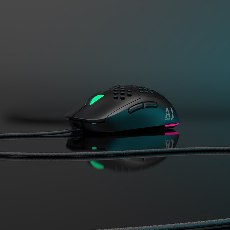 Ajazz AJ380 Black Gaming Mouse - I Gaming Computer | Australia Wide Shipping | Buy now, Pay Later with Afterpay, Klarna, Zip, Latitude & Paypal