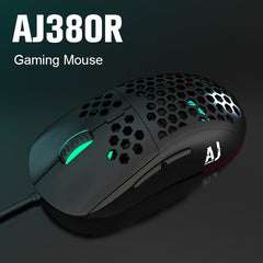 Ajazz AJ380 Black Gaming Mouse - I Gaming Computer | Australia Wide Shipping | Buy now, Pay Later with Afterpay, Klarna, Zip, Latitude & Paypal