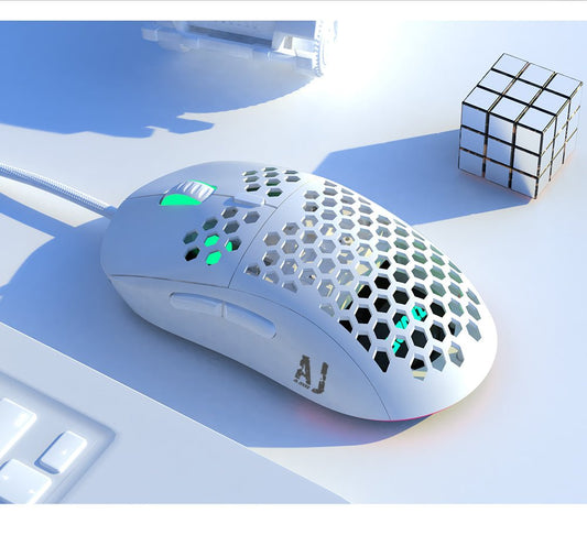 Ajazz AJ380 White Gaming Mouse - I Gaming Computer | Australia Wide Shipping | Buy now, Pay Later with Afterpay, Klarna, Zip, Latitude & Paypal