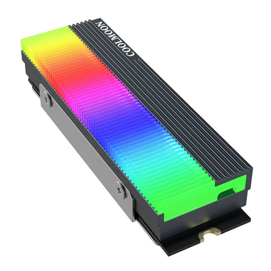 COOLMOON CM-M2A M.2 SSD Heatsink Cooler ARGB - I Gaming Computer | Australia Wide Shipping | Buy now, Pay Later with Afterpay, Klarna, Zip, Latitude & Paypal