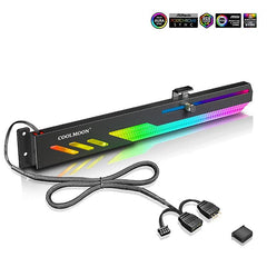COOLMOON GT8 ARGB Graphics Card Brace Support Black - I Gaming Computer | Australia Wide Shipping | Buy now, Pay Later with Afterpay, Klarna, Zip, Latitude & Paypal