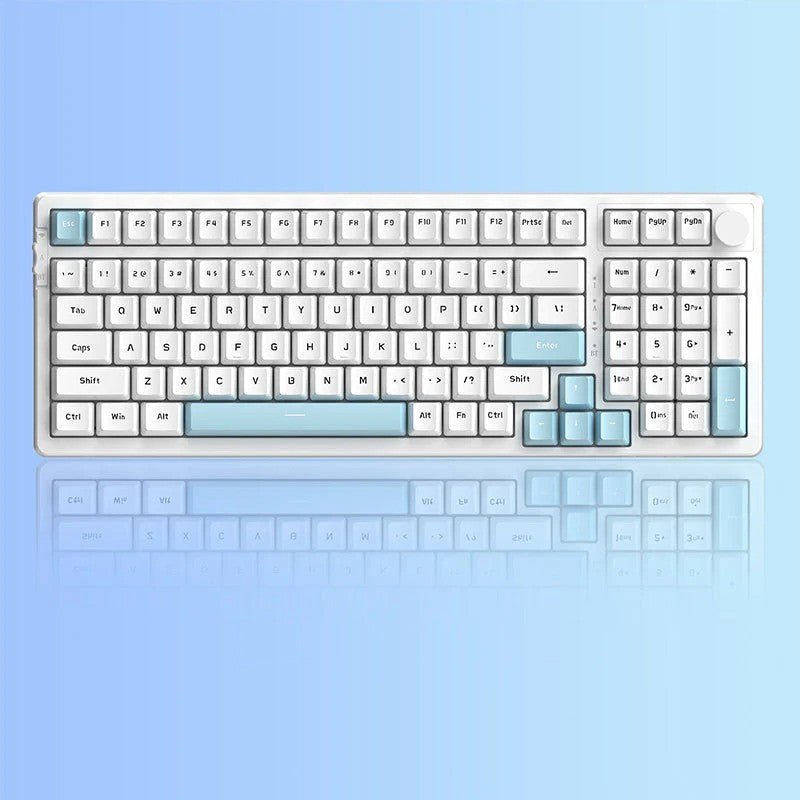 Ajazz AK992 Blue Mechanical keyboard RGB Wired&Wireless(Red switch) - I Gaming Computer | Australia Wide Shipping | Buy now, Pay Later with Afterpay, Klarna, Zip, Latitude & Paypal