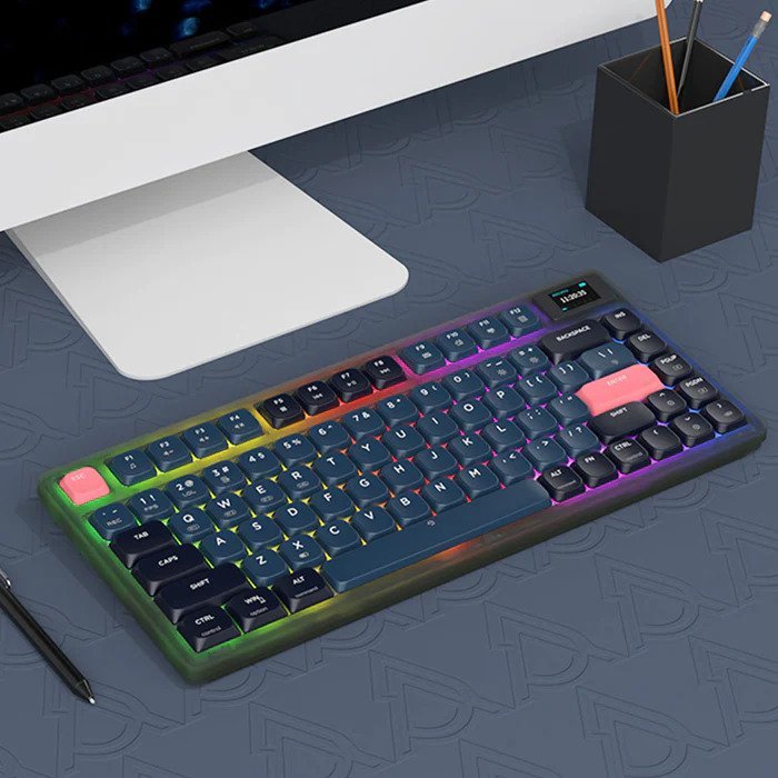 Ajazz AK832 Pro Black Mechanical keyboard RGB (Red switch) - I Gaming Computer | Australia Wide Shipping | Buy now, Pay Later with Afterpay, Klarna, Zip, Latitude & Paypal