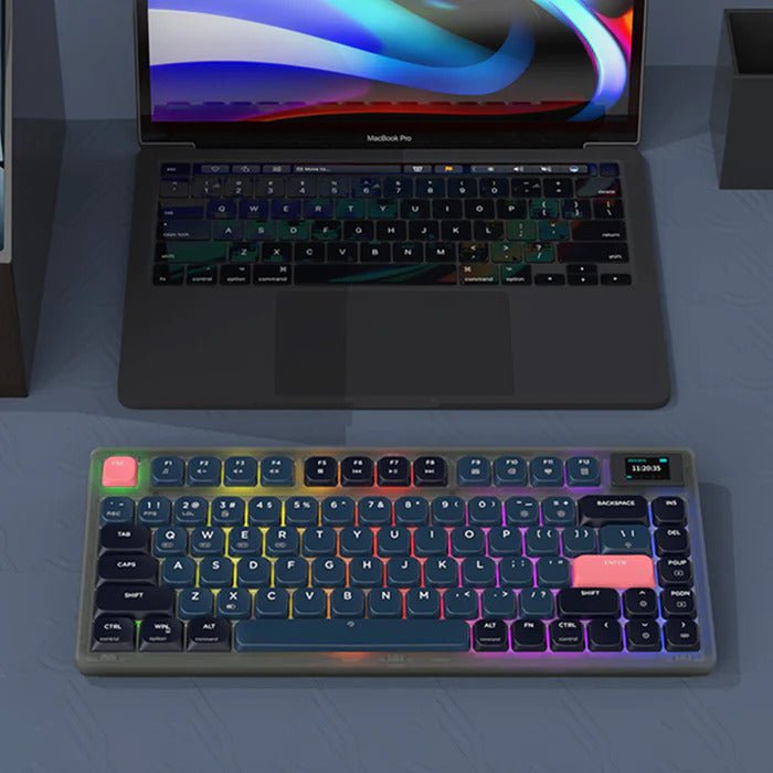 Ajazz AK832 Pro Black Mechanical keyboard RGB (Red switch) - I Gaming Computer | Australia Wide Shipping | Buy now, Pay Later with Afterpay, Klarna, Zip, Latitude & Paypal