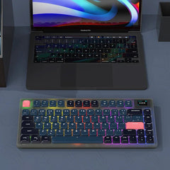 Ajazz AK832 Pro Black Mechanical keyboard RGB (Red switch) - I Gaming Computer | Australia Wide Shipping | Buy now, Pay Later with Afterpay, Klarna, Zip, Latitude & Paypal