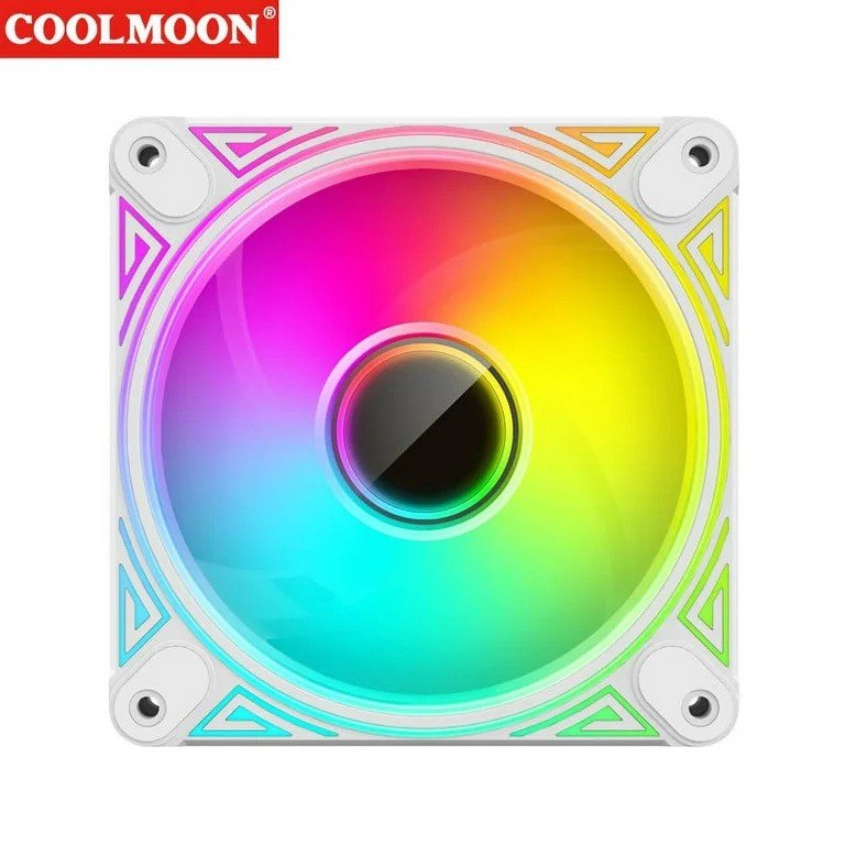 COOLMOON ARGB Dragon Mirror 120mm PWM fan Forward white - I Gaming Computer | Australia Wide Shipping | Buy now, Pay Later with Afterpay, Klarna, Zip, Latitude & Paypal