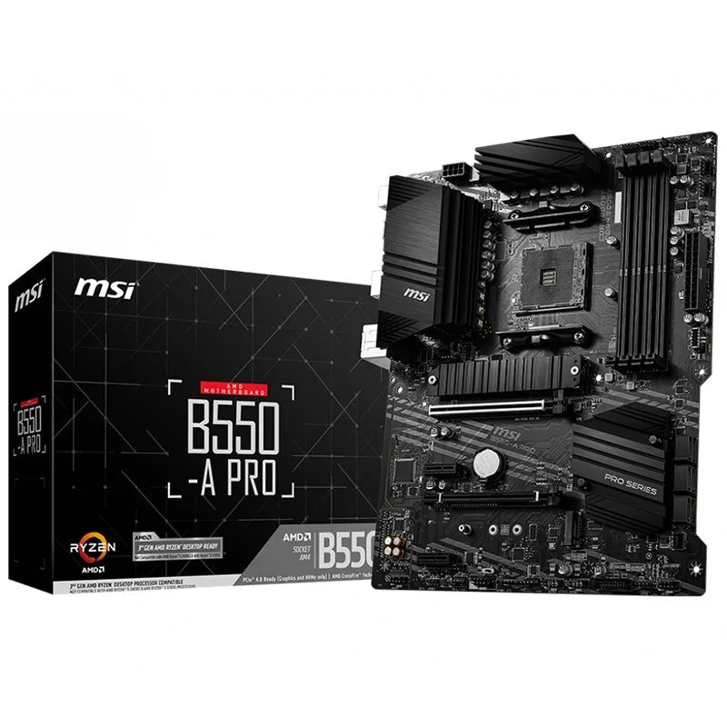 MSI B550-A PRO AM4 ATX Motherboard - I Gaming Computer | Australia Wide Shipping | Buy now, Pay Later with Afterpay, Klarna, Zip, Latitude & Paypal