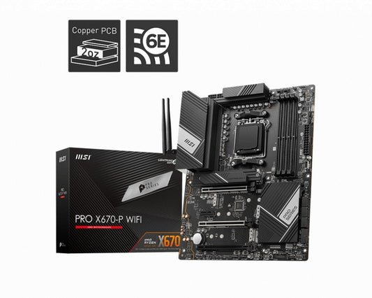 MSI PRO X670-P WIFI AM5 ATX Desktop Motherboard - I Gaming Computer | Australia Wide Shipping | Buy now, Pay Later with Afterpay, Klarna, Zip, Latitude & Paypal