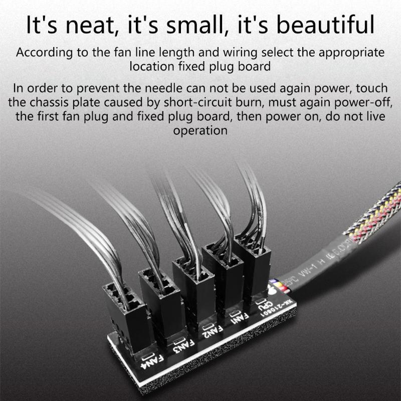 Coolmoon Fan Splitter and Power Extension Cable 1 to 4 - I Gaming Computer | Australia Wide Shipping | Buy now, Pay Later with Afterpay, Klarna, Zip, Latitude & Paypal