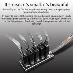 Coolmoon Fan Splitter and Power Extension Cable 1 to 4 - I Gaming Computer | Australia Wide Shipping | Buy now, Pay Later with Afterpay, Klarna, Zip, Latitude & Paypal