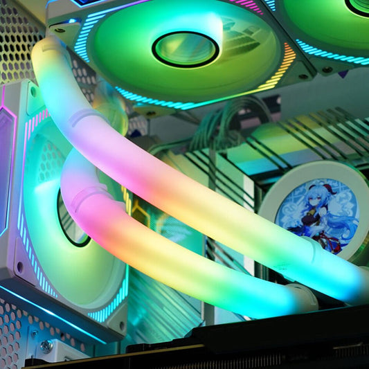 ZG Hose Pipe ARGB AIO Tube Sleeve 5v 3pin (Accessories) - I Gaming Computer | Australia Wide Shipping | Buy now, Pay Later with Afterpay, Klarna, Zip, Latitude & Paypal