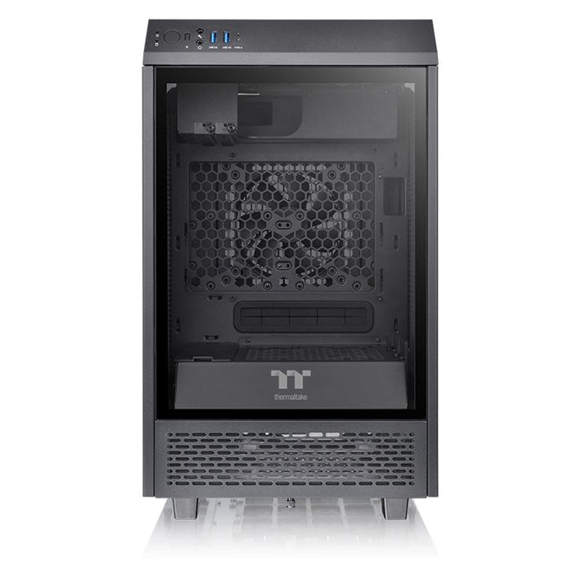 Thermaltake The Tower 100 TG Mini ITX Case - Black - I Gaming Computer | Australia Wide Shipping | Buy now, Pay Later with Afterpay, Klarna, Zip, Latitude & Paypal