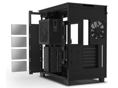 NZXT H9 Flow Dual-Chamber Mid-Tower Airflow Case - Matte Black - I Gaming Computer | Australia Wide Shipping | Buy now, Pay Later with Afterpay, Klarna, Zip, Latitude & Paypal